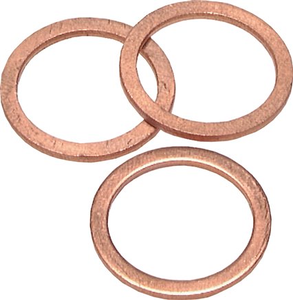 Dichtring aus Kupfer, für G 1" (33,3x38,9x2,0 mm)