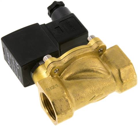 2/2-Wege Messing-Magnetventil G 3/4" 12 V= Eco, Dichtung EPDM