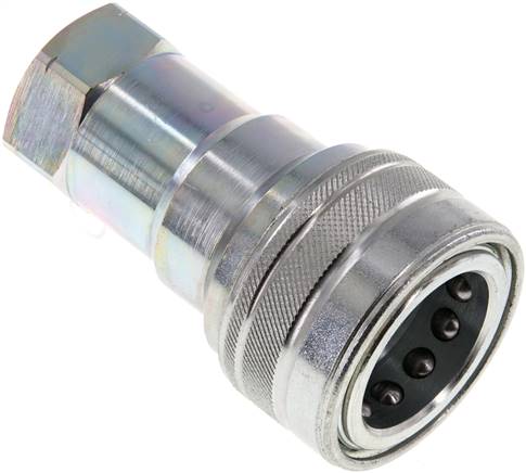 Hydraulikkupplung ISO 7241-1B, Muffe, NPT 3/4"(IG), Stahl