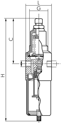 Filterregler, 1.4404, G 3/8", 0,1 - 1,5bar (Standard)