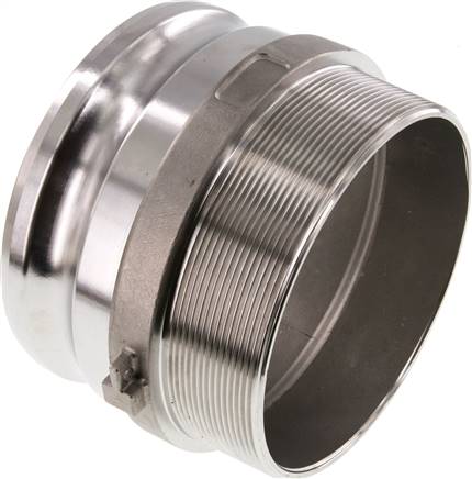 Kamlock-Stecker (F) R 5"(AG), Edelstahl (1.4408)