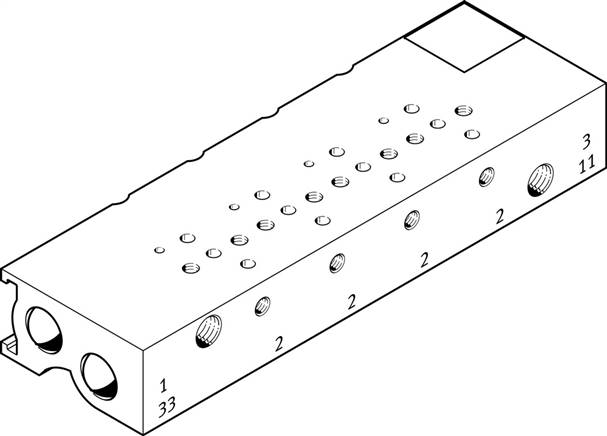 FESTO MHA1-PR4-3-M3-PI-PCB (197248) Batterieblock