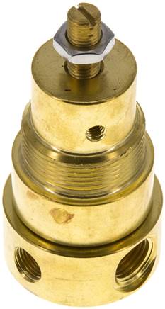 Druckregler, Messing, G 1/4", 0,1 - 1,5bar (nicht rücksteuerbar), BG0