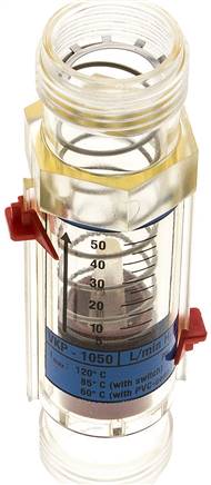 Durchflussmesser G 1" (AG), 5 - 50 l/min für Wasser