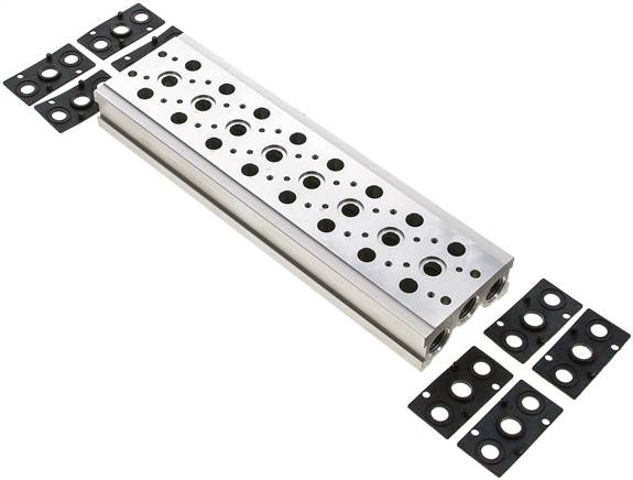 Reihenleiste (8-fach) für SF3000 (5/2 und 5/3-Wege)