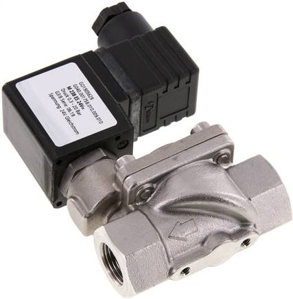 2/2-Wege ES-Magnetventil G 3/8", 0,3 - 20 bar, stromlos geöffnet (NO) 12V=