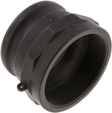 Kamlock-Stecker (A) Rp 4"(IG), Polypropylen