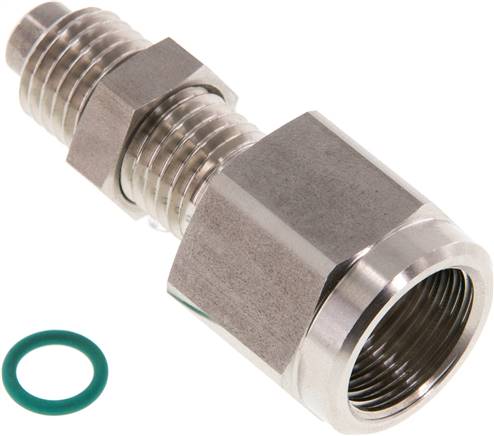 Manometeranschluss M 16x2 (AG) - G 1/2", 1.4571