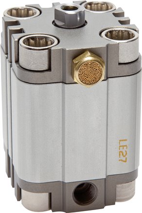 Kompaktzylinder, einfachwirkend, Kolben 12mm, Hub 25mm