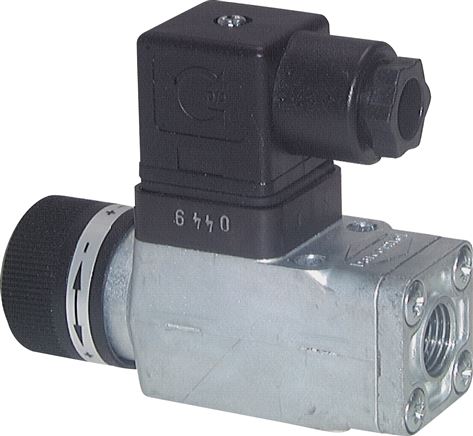 Vakuumschalter -0,85 bis -0,15 bar, G 1/4" (IG), Stecker M12