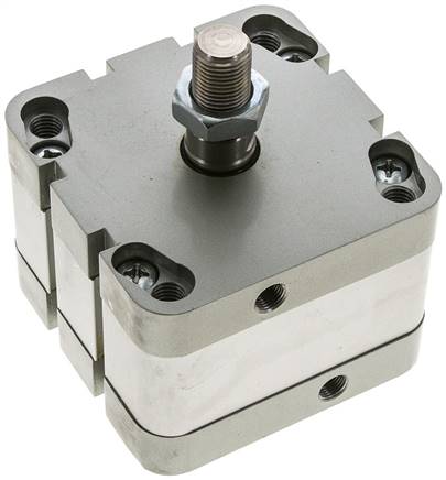 ISO 21287-Zylinder, doppeltw., Kolben 80mm, Hub 15mm, Kolbenstange AG