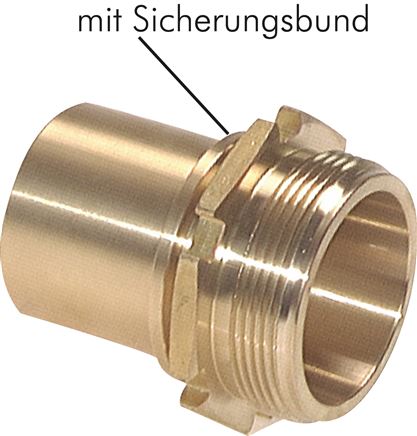 Gewindetülle, EN14420-5 G 2"-50 (2")mm, Messing
