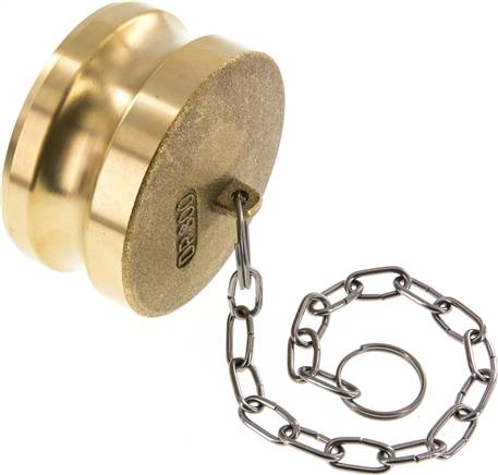 Kamlock-Verschlussstecker (DP) 3", Messing