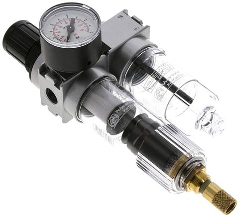 MULTIFIX Wartungseinheit (0), 2-tlg., G 1/4", 0,2 - 6 bar, Kondensatablass automatisch