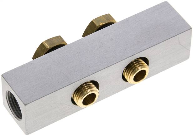 P-Leiste inkl. Hohlschrauben und Dichtungen für Ventilbaureihe M07 / P07 R 141/2