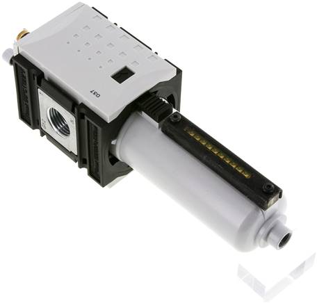 FUTURA Nebelöler, G 1/2", Baureihe 2, Metallbehälter mit Sichtrohr