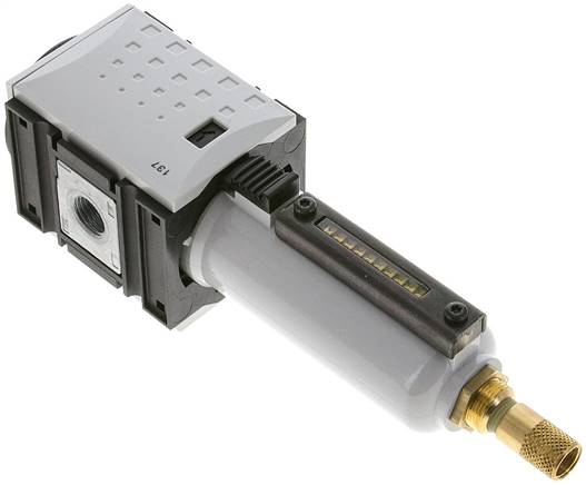 FUTURA Feinfilter (Submikrofilter) G 1/4", Futura 1, Kondensatablass automatisch, Metallbehälter