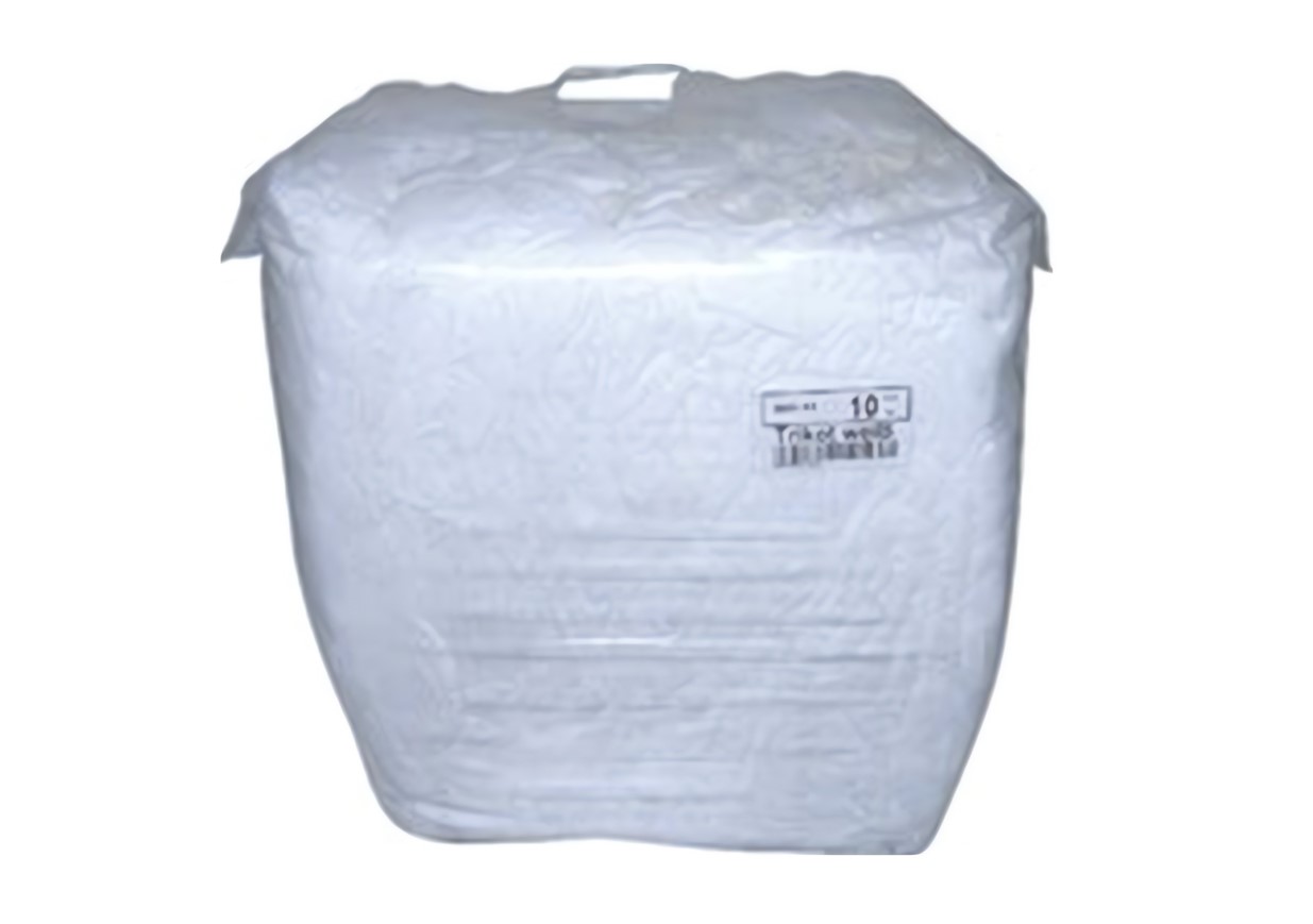 Industrieputzlappen (Trikot, weiß), 10 kg Ballen