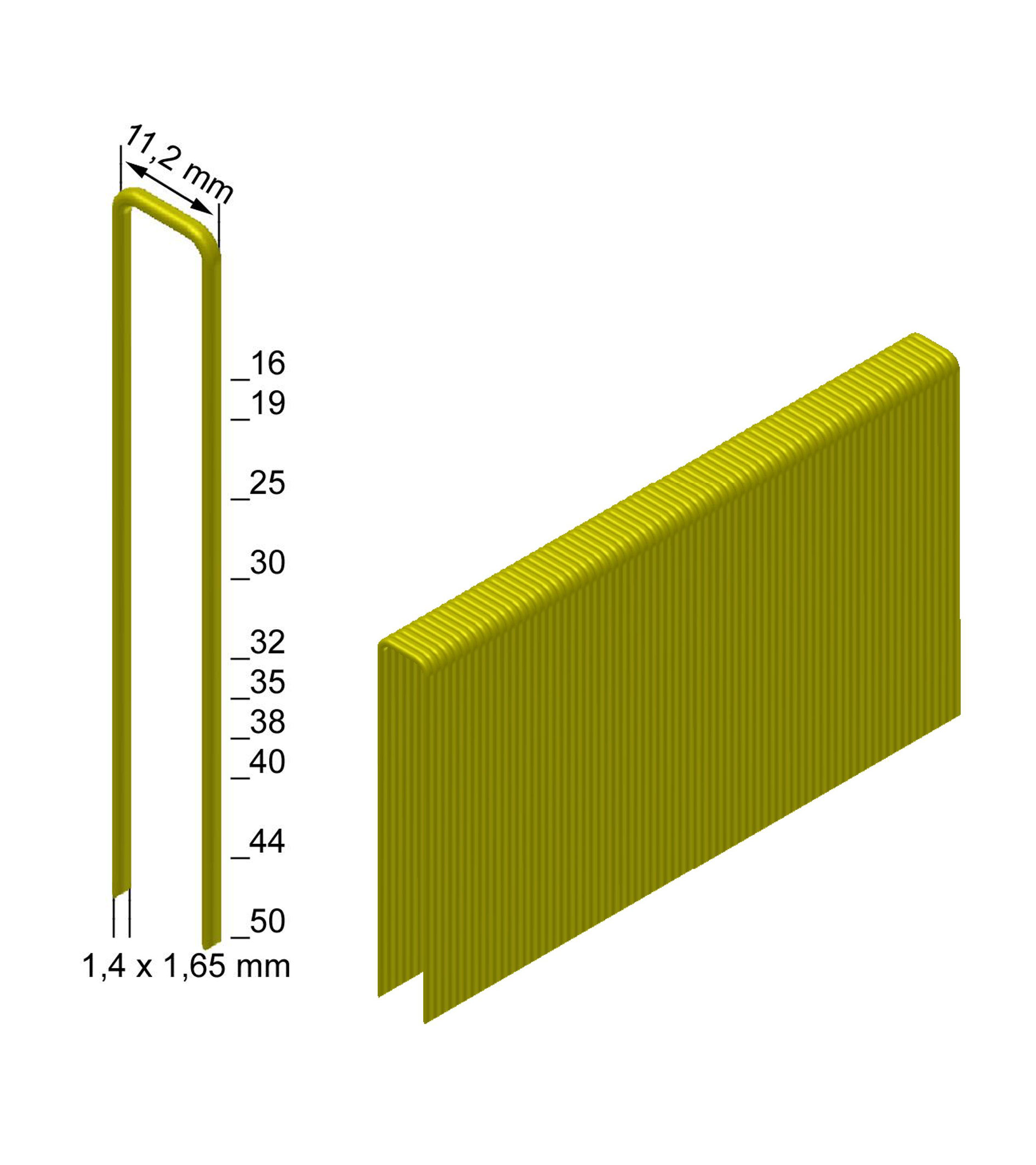 Prebena Heftklammern Z22CDNKHA - Kombi-Anschnitt
