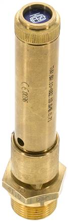 TÜV-Sicherheitsventil G 3/4" (DN10), 44,50 bar, Messing