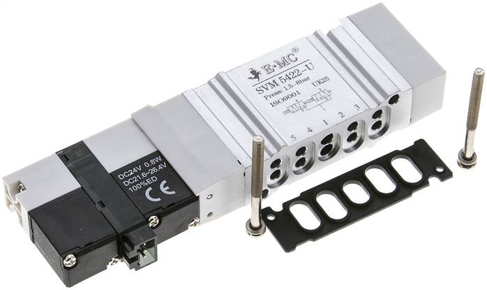 Magnetventil für S2V, 2x 3/2-Wege (NC/NO) Typ SVM 5422-U