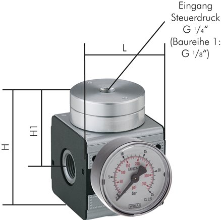 MULTIFIX Druckregler (Volumenbooster), G 3/4", Multifix 2