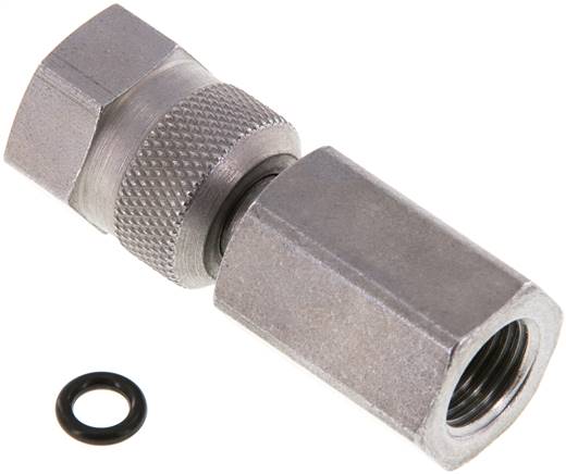 Manometeranschluss M 16x2 (IG) - G 1/4", Stahl verzinkt