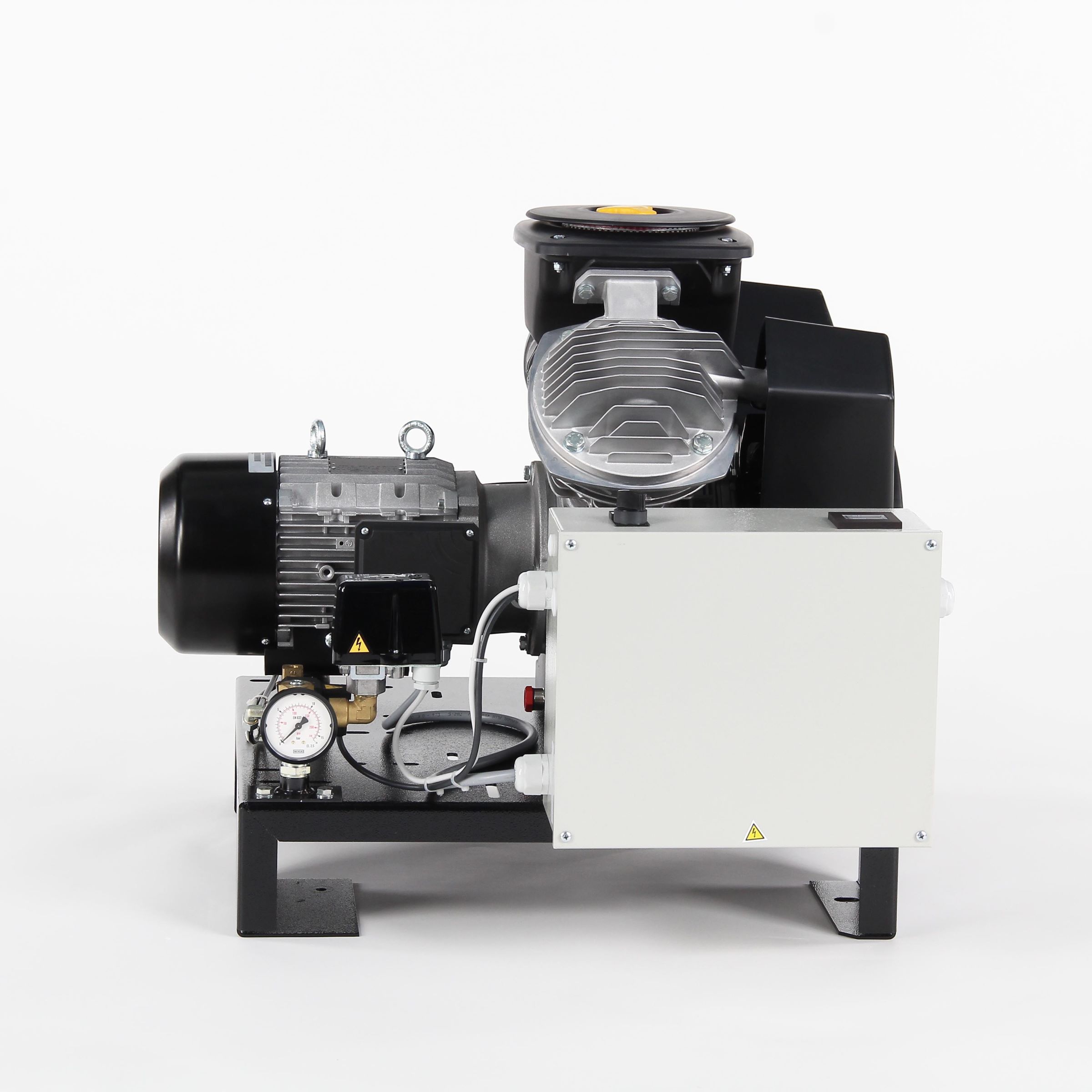 AGRE Industrie-Kolbenkompressor Typ PLG MEK-O-7.5 10 YD D auf Grundrahmen, 4116002293