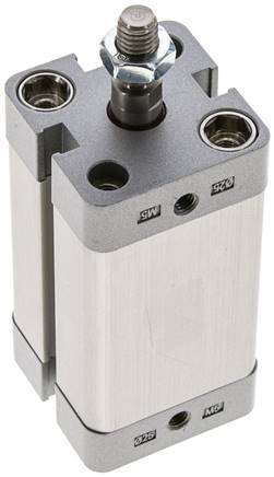 ISO 21287-Zylinder, doppeltw., Kolben 25mm, Hub 40mm, Kolbenstange AG