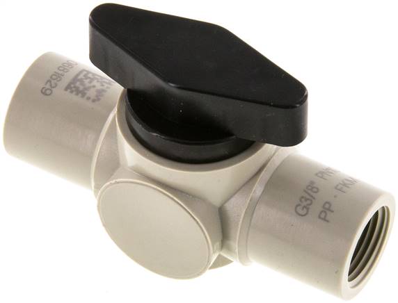 Kugelhahn, Polypropylen, G 3/8", PN 10