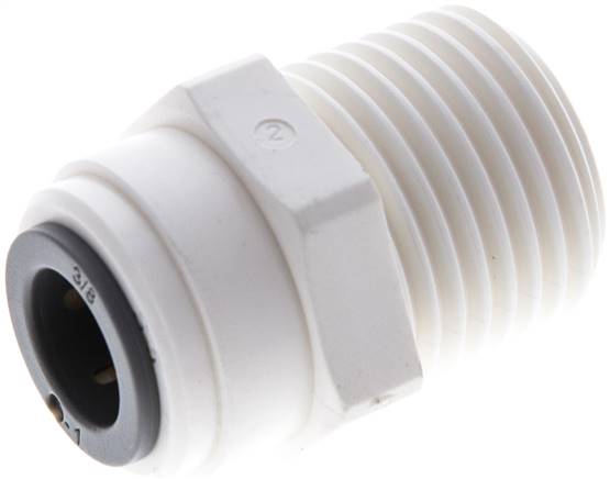 Gerader Steckanschluss R 1/2"-3/8" (9,52 mm), IQS-LE (EPDM-Dichtung)