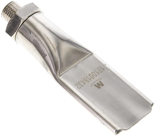 Softy Flachdüse, 29, M 12 x 1,25, Messing vernickelt