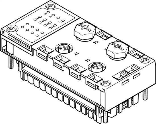 FESTO CPX-CTEL-2-M12-5POL-LK (2900543) Elektrik-Anschaltung