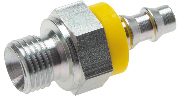 Steckanschluss G 3/8" AG (60° Konus), 9,5mm GSP-Schlauch