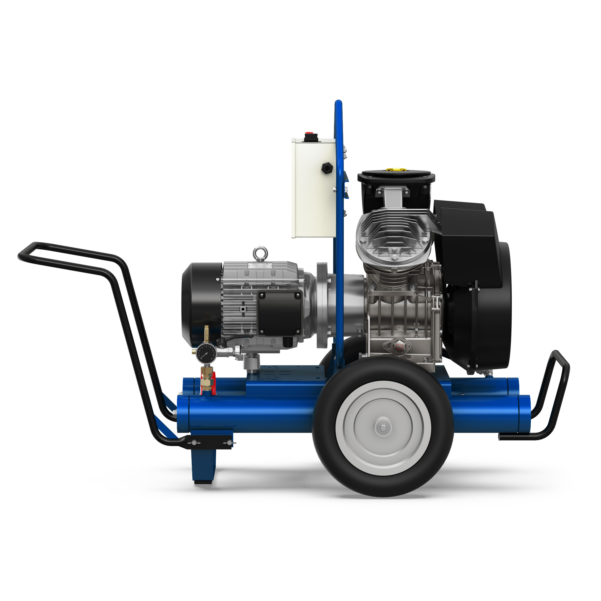 AGRE Industrie-Kolbenkompressor Typ BAU BOSS 7000 D 2.0 fahrbar, 4116002225