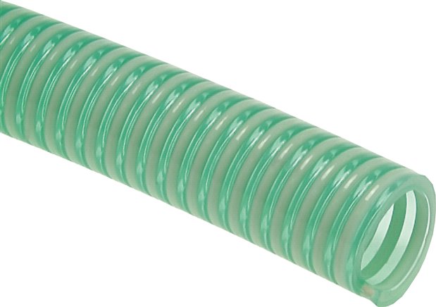 PVC-Saug-Druck-Schlauch mit Hart-PVC-Spirale 50x4,2mm