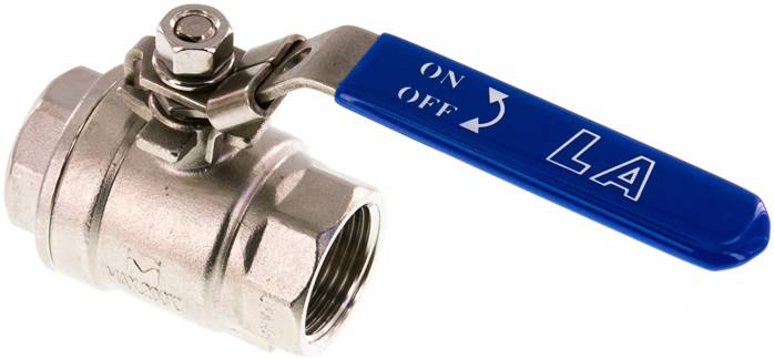 Edelstahl-Kugelhahn, Eco-Line leicht, G 1", 0 bis 63bar