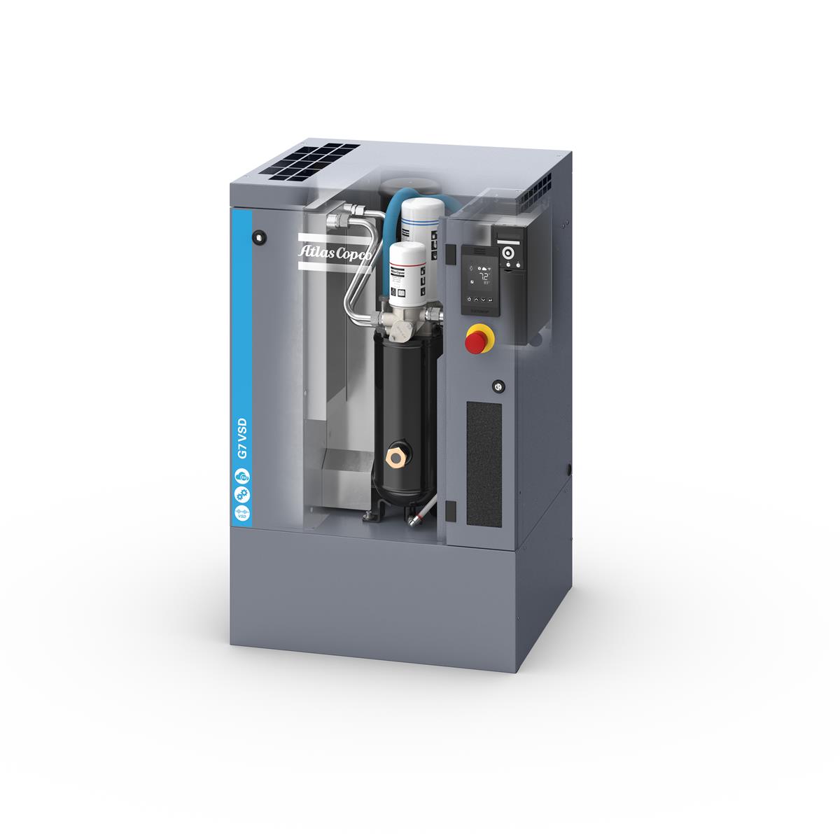 Atlas Copco Schraubenkompressor G7 VSD P-10 FM