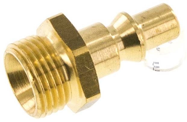 Kupplungsstecker (ARO/ORION) G 3/8"(AG), Messing, NW 5,5