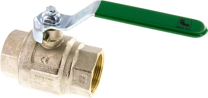 Messing-Kugelhahn, Rp 1-1/2", -0,9 bis 30bar, für Trinkwasser