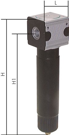 MULTIFIX Aktivkohlefilter G 1/2", Multifix 2, Metallbehälter