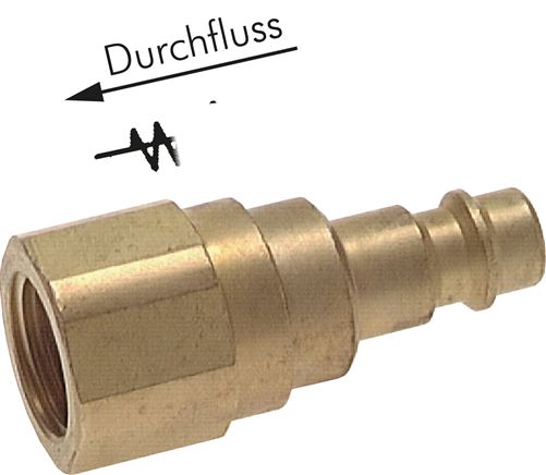 Kupplungsstecker (NW7,2) G 1/8"(IG) mit Rückschlagventil