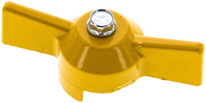 Kombigriff-gelb, Größe 3, Knebel (Aluminium lackiert)