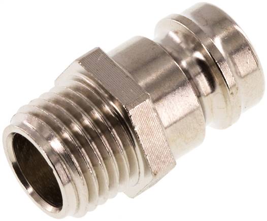 Temperierkupplungsstecker 13mm Zapfen,G 1/4"(AG)