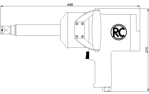 B-WARE Rodcraft Schlagschrauber G1 Modell 2426 RC2426