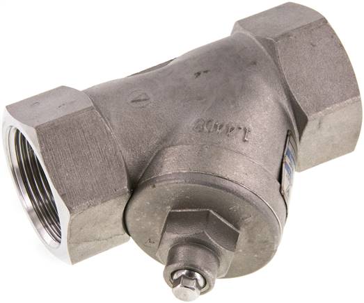 Edelstahl-Schmutzfänger G 1-1/4", PN 40, Maschenweite 0.8 mm