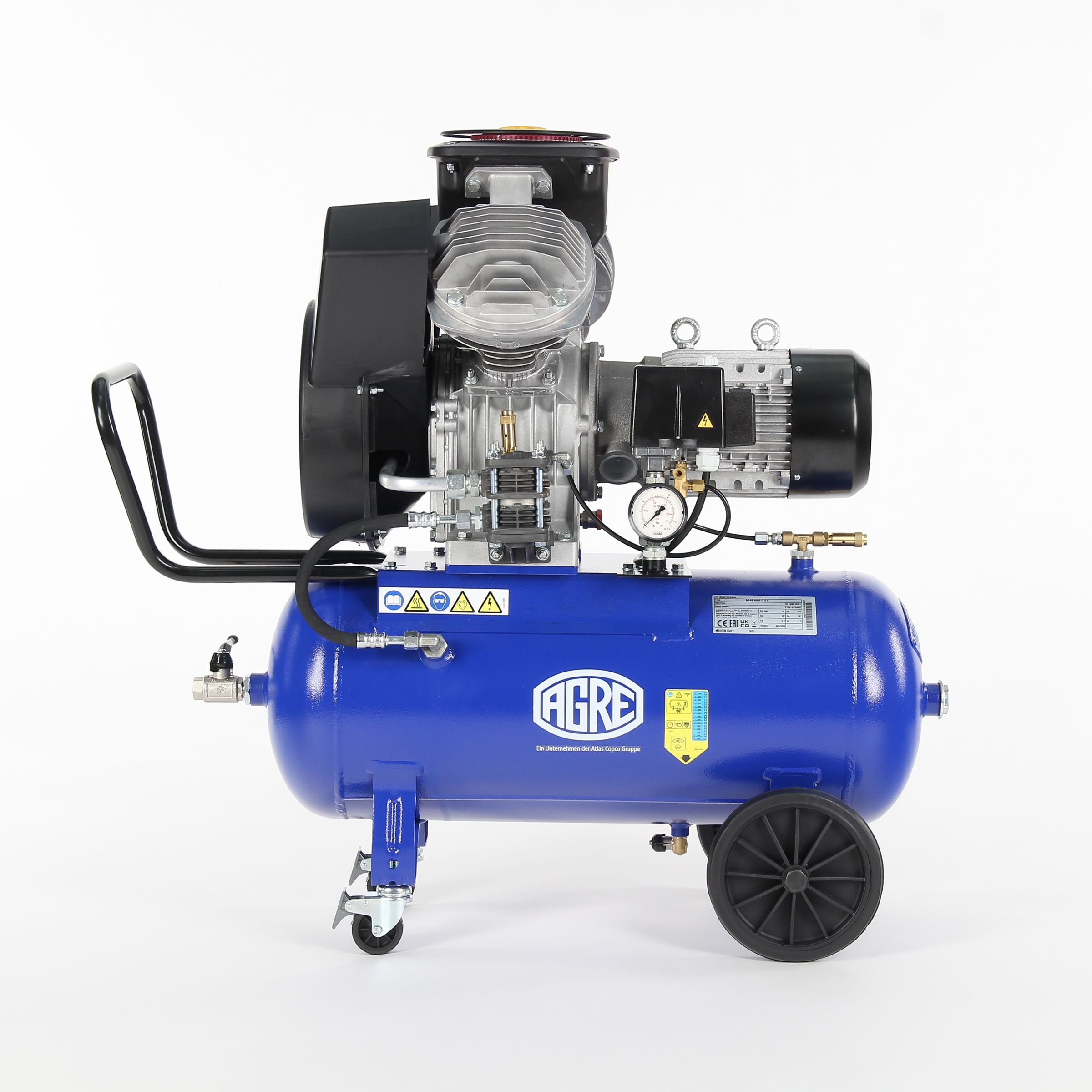 AGRE Industrie-Kolbenkompressor Typ BOSS 6000 D 2.0 fahrbar, 4116002211