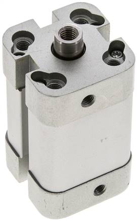 ISO 21287-Zylinder, doppeltw., Kolben 20mm, Hub 25mm, Kolbenstange mit IG