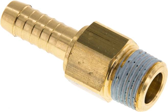 Gewindetülle, drehbar R 3/8"-9 (3/8")mm, Messing, PN 12