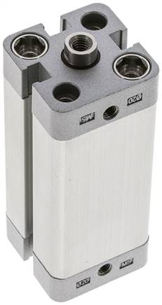 ISO 21287-Zylinder, doppeltw., Kolben 20mm, Hub 50mm, Kolbenstange mit IG